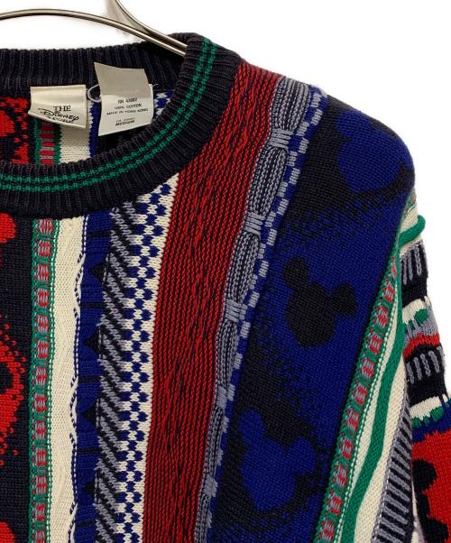 THE Disney Store（ザ ディズニー ストア）THE DISNEY STORE (ザ ディズニー ストア) 厚手ニット マルチカラー サイズ:Mの古着・服飾アイテム