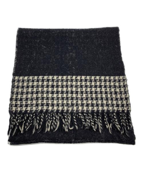 MIYAKE DESIGN STUDIO（ミヤケ デザイン スタジオ）MIYAKE DESIGN STUDIO (ミヤケ デザイン スタジオ) マフラー ブラック×ホワイトの古着・服飾アイテム