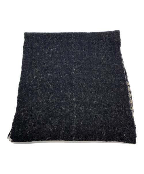 MIYAKE DESIGN STUDIO（ミヤケ デザイン スタジオ）MIYAKE DESIGN STUDIO (ミヤケ デザイン スタジオ) マフラー ブラック×ホワイトの古着・服飾アイテム