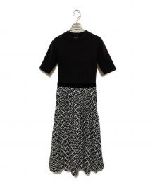 DRESKIP（ドレスキップ）の古着「ドッキングワンピース」｜グレー