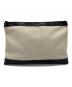 BALENCIAGA (バレンシアガ) クラッチバッグ アイボリー×ブラック：12000円