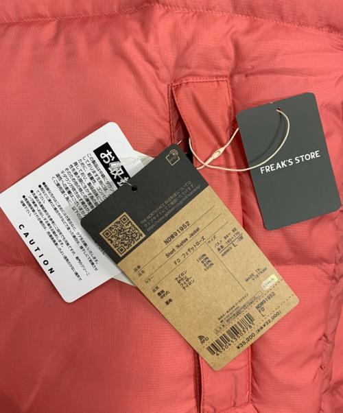 THE NORTH FACE（ザ ノース フェイス）THE NORTH FACE (ザ ノース フェイス) Short Nuptse Jacket ピンク×ブラック サイズ:Ｌ 未使用品の古着・服飾アイテム
