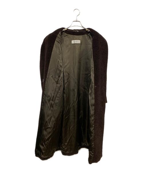 MaxMara（マックスマーラ）MaxMara (マックスマーラ) アルパカコート ブラウン サイズ:42の古着・服飾アイテム