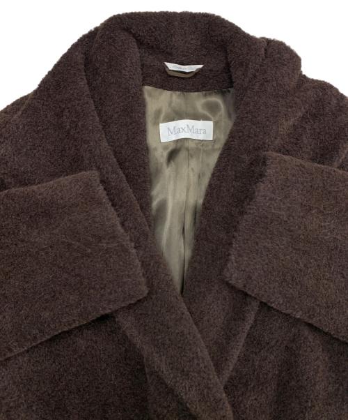 MaxMara（マックスマーラ）MaxMara (マックスマーラ) アルパカコート ブラウン サイズ:42の古着・服飾アイテム