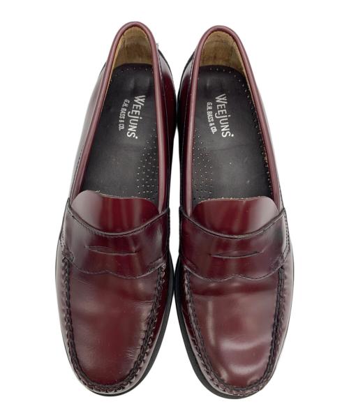 G.H.BASS&CO.（ジー・エイチ・バス・コー）G.H.BASS&CO. (ジー・エイチ・バス・コー) コインローファー バーガンディー サイズ:40 1/2の古着・服飾アイテム