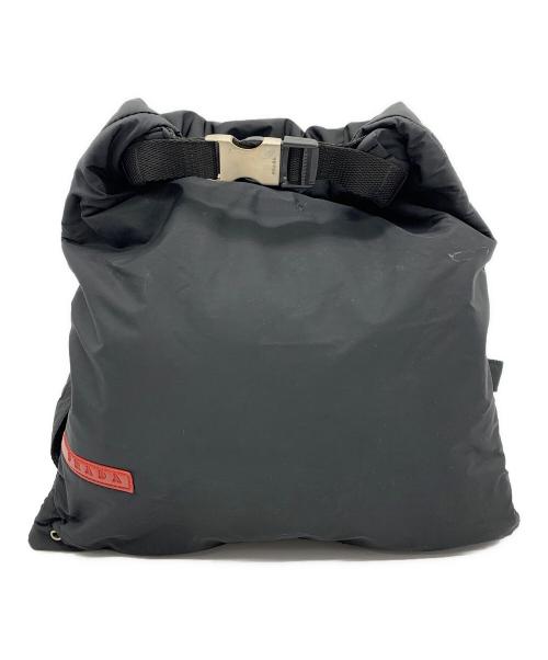 PRADA SPORTS（プラダスポーツ）PRADA SPORTS (プラダスポーツ) ナイロンミニリュック ブラック×レッドの古着・服飾アイテム