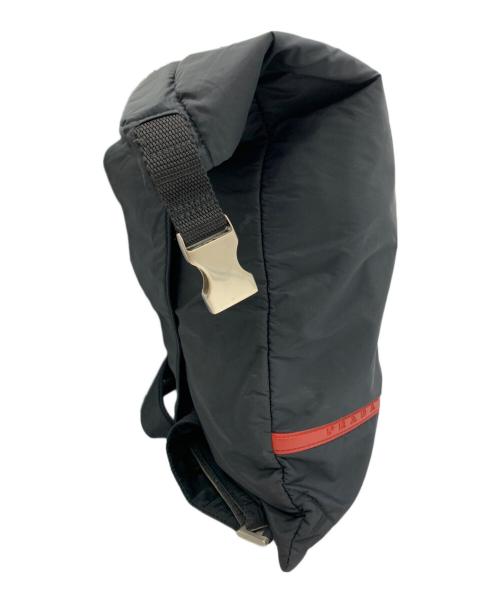 PRADA SPORTS（プラダスポーツ）PRADA SPORTS (プラダスポーツ) ナイロンミニリュック ブラック×レッドの古着・服飾アイテム