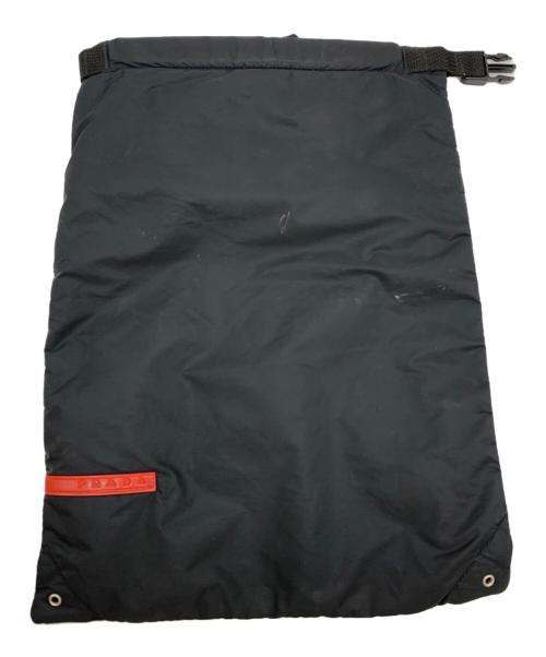 PRADA SPORTS（プラダスポーツ）PRADA SPORTS (プラダスポーツ) ナイロンミニリュック ブラック×レッドの古着・服飾アイテム