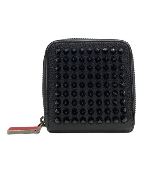 Christian Louboutin（クリスチャン・ルブタン）Christian Louboutin (クリスチャン・ルブタン) PANETTONE SQUARE WALLET ブラックの古着・服飾アイテム