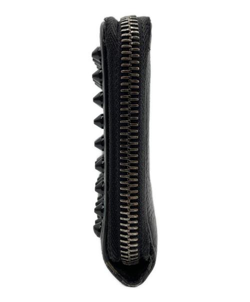 Christian Louboutin（クリスチャン・ルブタン）Christian Louboutin (クリスチャン・ルブタン) PANETTONE SQUARE WALLET ブラックの古着・服飾アイテム