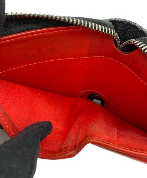 Christian Louboutin（クリスチャン・ルブタン）Christian Louboutin (クリスチャン・ルブタン) PANETTONE SQUARE WALLET ブラックの古着・服飾アイテム