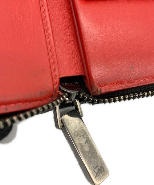 Christian Louboutin（クリスチャン・ルブタン）Christian Louboutin (クリスチャン・ルブタン) PANETTONE SQUARE WALLET ブラックの古着・服飾アイテム