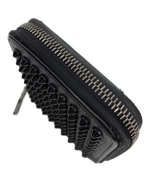 Christian Louboutin（クリスチャン・ルブタン）Christian Louboutin (クリスチャン・ルブタン) PANETTONE SQUARE WALLET ブラックの古着・服飾アイテム