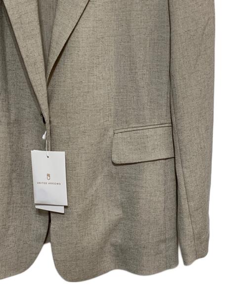 UNITED ARROWS TOKYO（ユナイテッドアローズトウキョウ）UNITED ARROWS TOKYO (ユナイテッドアローズトウキョウ) Spiree IASテーラードジャケット ベージュ サイズ:36 未使用品の古着・服飾アイテム