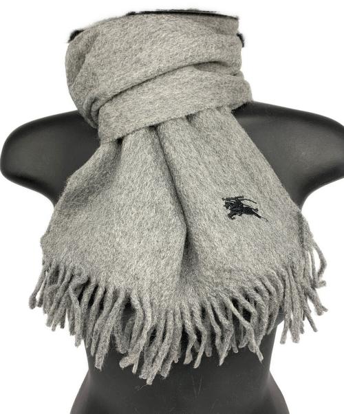 Burberry's（バーバリー）Burberry's (バーバリーズ) カシミアマフラー グレーの古着・服飾アイテム