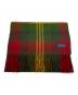 Burberry's (バーバリーズ) ＷＯＯＬ マフラー グリーン×レッド：7000円