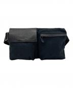 GUCCIグッチ）の古着「GGキャンバス ウエストポーチ」｜ブラック