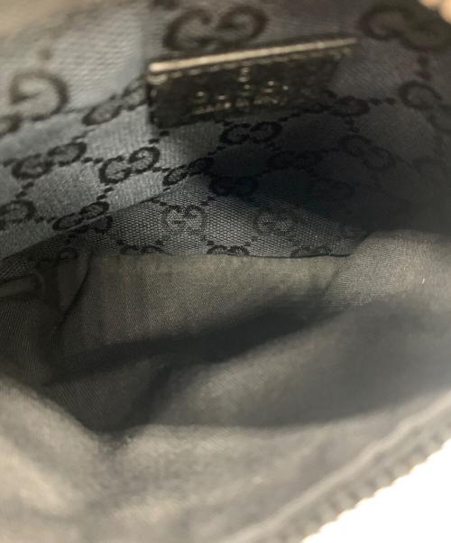 GUCCI（グッチ）GUCCI (グッチ) GGキャンバス ウエストポーチ ブラックの古着・服飾アイテム