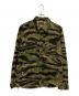 IRON HEART（アイアンハート）の古着「タイガーカモ長袖シャツ」｜グリーン