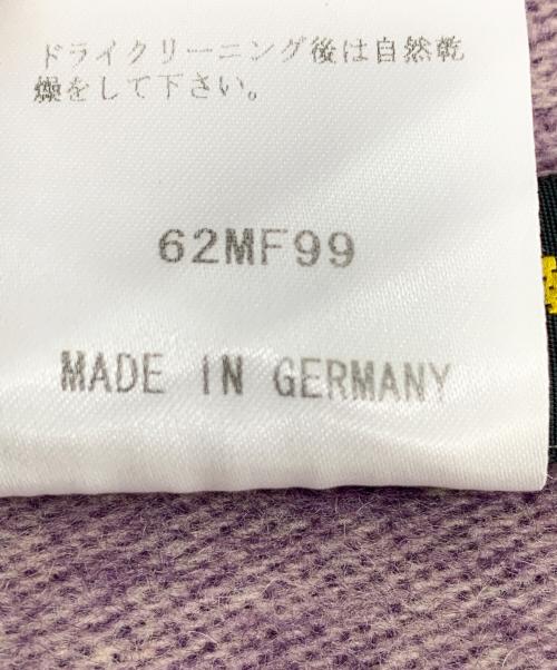 HUNTING WORLD（ハンティングワールド）HUNTING WORLD (ハンティングワールド) カシミヤマフラー パープルの古着・服飾アイテム