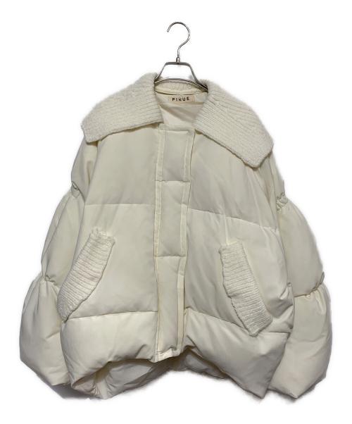pinue（ピヌエ）PINUE (ピヌエ) ダウンジャケット ホワイト サイズ:Ｆの古着・服飾アイテム
