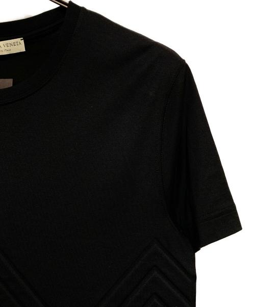 BOTTEGA VENETA（ボッテガベネタ）BOTTEGA VENETA (ボッテガベネタ) 半袖カットソー ブラック サイズ:44の古着・服飾アイテム