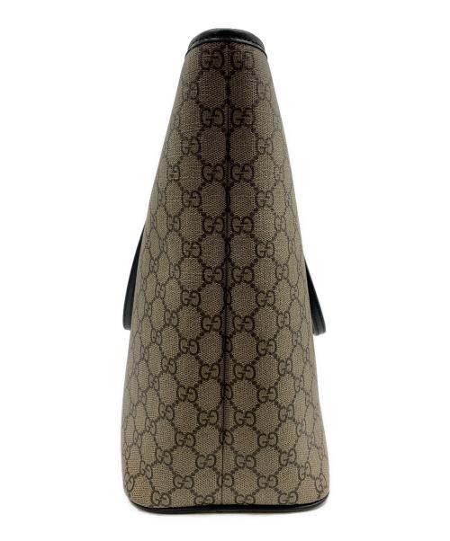 GUCCI（グッチ）GUCCI (グッチ) GGスプリーム トートバッグ ベージュの古着・服飾アイテム