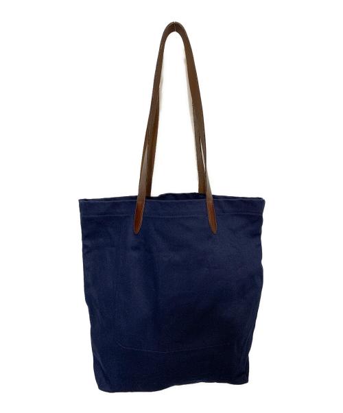 POLO RALPH LAUREN（ポロ・ラルフローレン）POLO RALPH LAUREN (ポロ・ラルフローレン) Bear トートバッグ ネイビーの古着・服飾アイテム