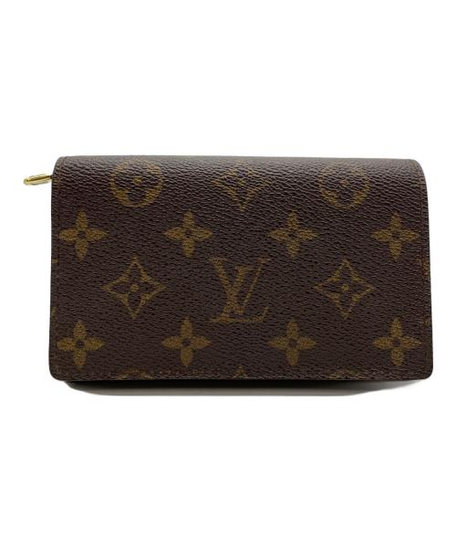 LOUIS VUITTON（ルイ ヴィトン）LOUIS VUITTON (ルイ ヴィトン) ポルトフォイユ・トレゾール ブラウンの古着・服飾アイテム