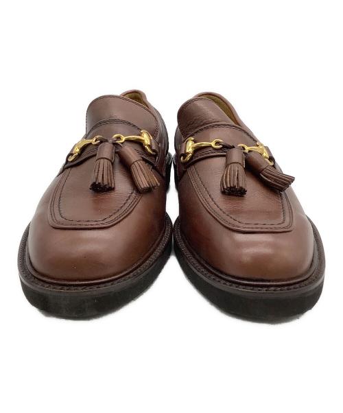 Yves Saint Laurent（イヴサンローラン）Yves Saint Laurent (イヴサンローラン) タッセルローファー ブラウン サイズ:24 1/2の古着・服飾アイテム
