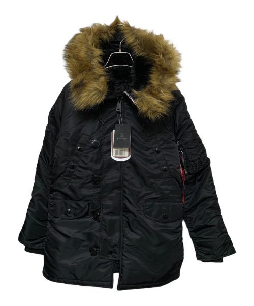 ALPHA（アルファ）ALPHA (アルファ) N-3Bモッズショートコート ブラック サイズ:S 未使用品の古着・服飾アイテム