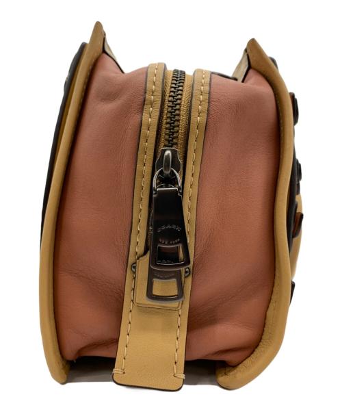 COACH（コーチ）COACH (コーチ) ドリーマーウィズバタフライバッグ ベージュ×ブラウン×ピンクの古着・服飾アイテム