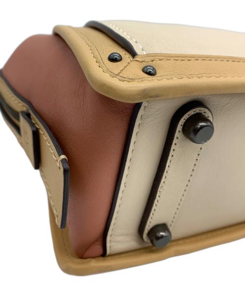 COACH（コーチ）COACH (コーチ) ドリーマーウィズバタフライバッグ ベージュ×ブラウン×ピンクの古着・服飾アイテム