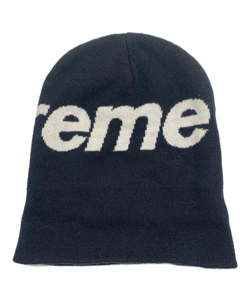SUPREME（シュプリーム）Supreme (シュプリーム) ニット帽 ブラックの古着・服飾アイテム