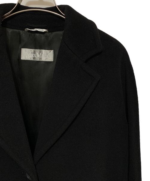 MaxMara（マックスマーラ）MaxMara (マックスマーラ) チェスターコート ブラック サイズ:42の古着・服飾アイテム