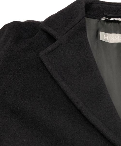 MaxMara（マックスマーラ）MaxMara (マックスマーラ) チェスターコート ブラック サイズ:42の古着・服飾アイテム