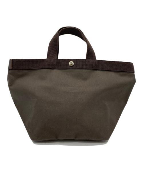 Herve Chapelier（エルベシャプリエ）Herve Chapelier (エルベシャプリエ) ハンドバッグ ブラウンの古着・服飾アイテム