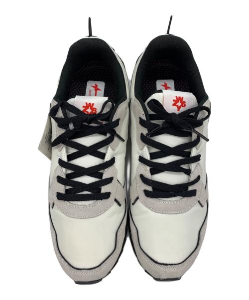 W6YZ（ウィズ）w6yz (ウィズ) ナイロン スエードスニーカー ホワイト×グレー サイズ:26 未使用品の古着・服飾アイテム