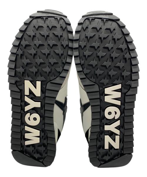W6YZ（ウィズ）w6yz (ウィズ) ナイロン スエードスニーカー ホワイト×グレー サイズ:26 未使用品の古着・服飾アイテム