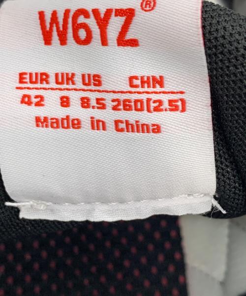 W6YZ（ウィズ）w6yz (ウィズ) ナイロン スエードスニーカー ホワイト×グレー サイズ:26 未使用品の古着・服飾アイテム