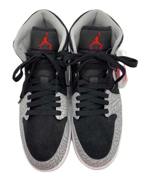 NIKE（ナイキ）NIKE (ナイキ) AIR JORDAN1 Elephant Toe/Safari ブラック×グレー サイズ:26.5 未使用品の古着・服飾アイテム