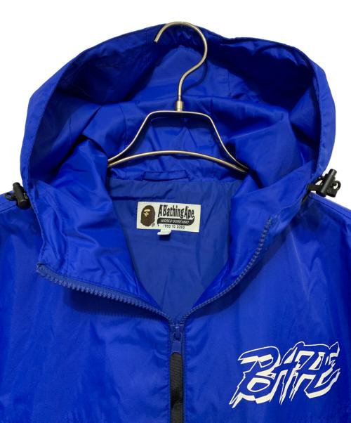 A BATHING APE（ア ベイシング エイプ）A BATHING APE (ア ベイシング エイプ) ナイロンジャケット ブルー サイズ:Mの古着・服飾アイテム