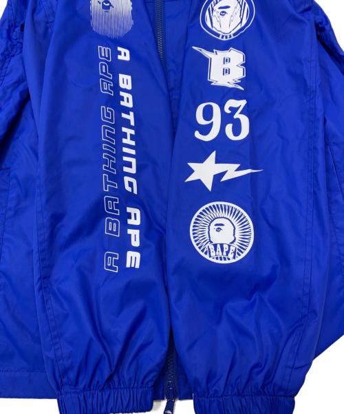 A BATHING APE（ア ベイシング エイプ）A BATHING APE (ア ベイシング エイプ) ナイロンジャケット ブルー サイズ:Mの古着・服飾アイテム
