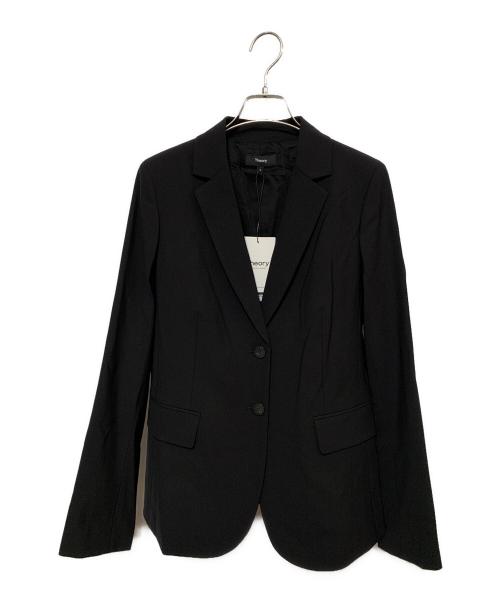 theory（セオリー）theory (セオリー) Traceable Wool Carissa Blazer ブラック サイズ:2 未使用品の古着・服飾アイテム