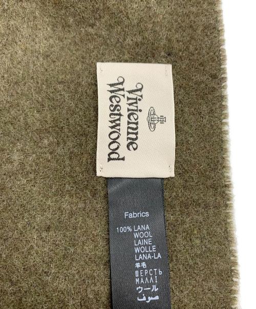 Vivienne Westwood（ヴィヴィアンウエストウッド）Vivienne Westwood (ヴィヴィアンウエストウッド) WOOL マフラー カーキの古着・服飾アイテム