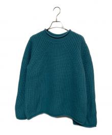 BATONER（バトナ―）の古着「ロールネックニット」｜スカイブルー