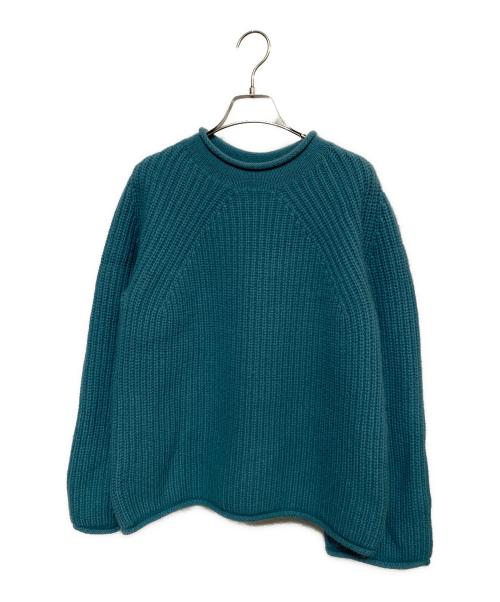 BATONER（バトナ―）BATONER (バトナ―) ロールネックニット スカイブルー サイズ:2の古着・服飾アイテム