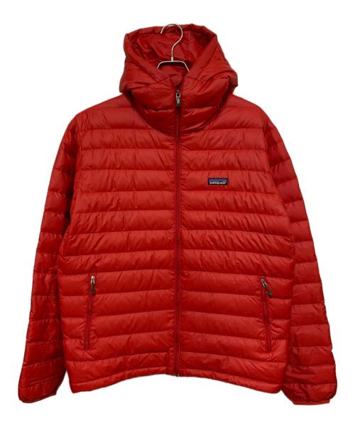 Patagonia（パタゴニア）Patagonia (パタゴニア) Down Sweater Full-Zip Hoody レッド サイズ:Mの古着・服飾アイテム