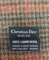中古・古着 Christian Dior (クリスチャン ディオール) WOOL マフラー ブラウン×オレンジ：5000円