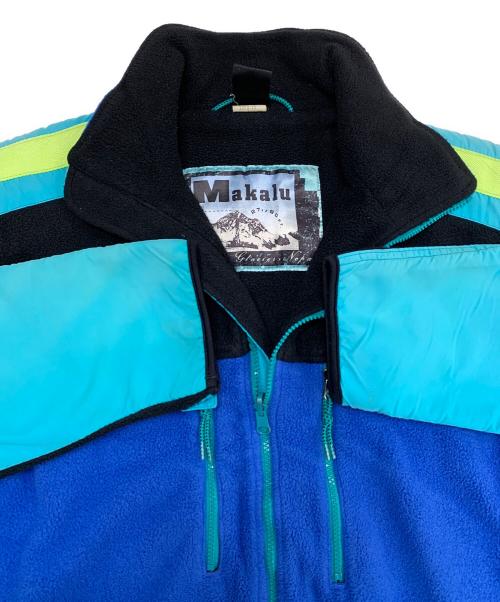 NIKE ACG（ナイキエーシージー）NIKE ACG (ナイキエーシージー) フリースジャケット ブルー×ブラック サイズ:Mの古着・服飾アイテム